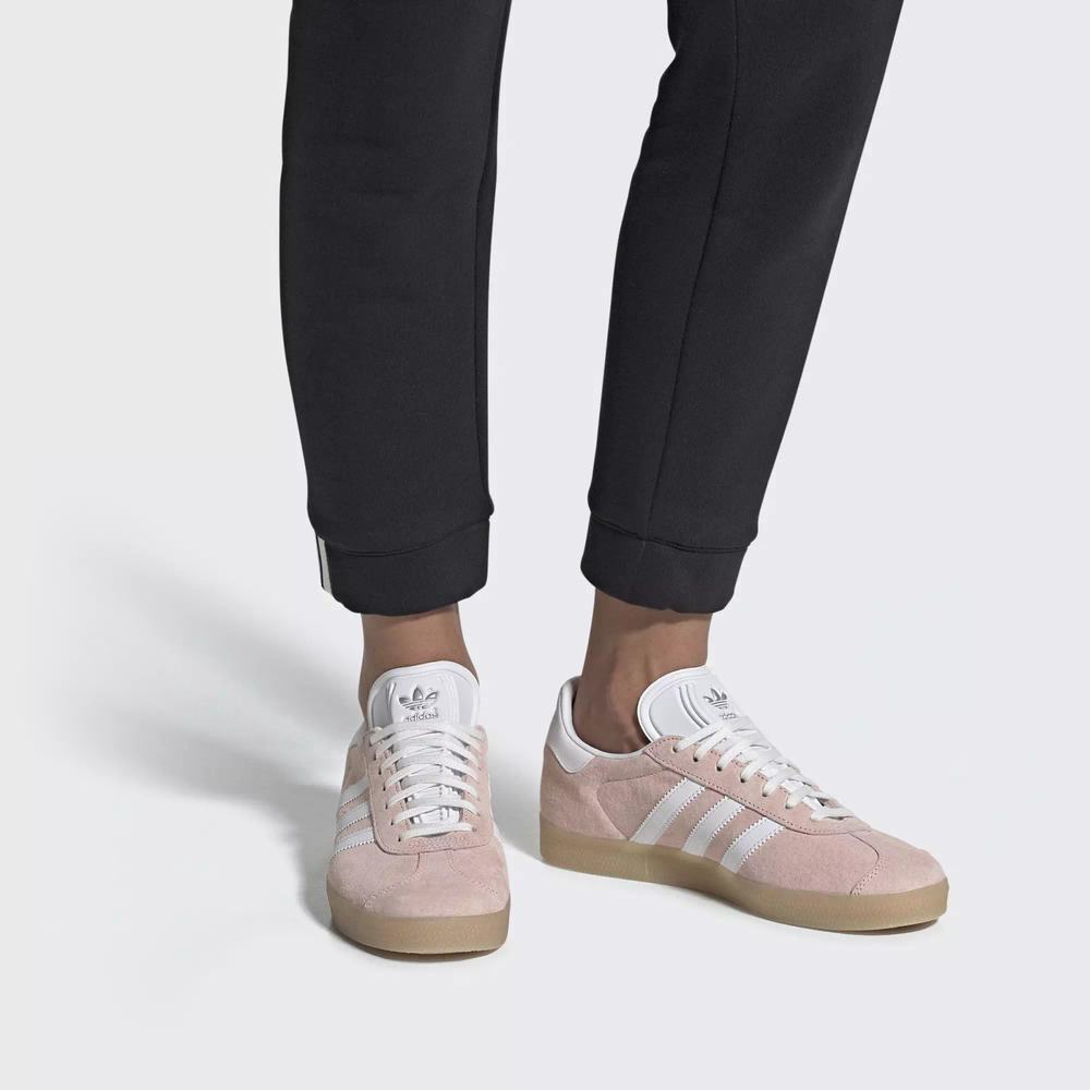 Adidas Gazelle Tenis Rosas Para Mujer (MX-23806)